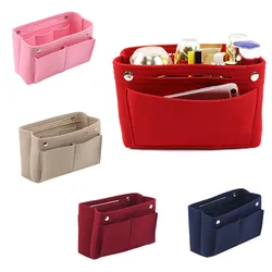 Multifunction Women Felt Insert Bag Makeup Cosmetic Bags Travel Inner Purse Portable Handbag Storage bag Organizer Insert