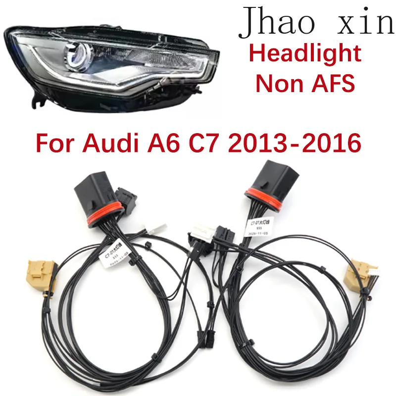 

Wiring Harness Connector Assembly For AUDI A6 C7 Plug Circuit Group 2013-2016 Without AFS Car Headlight Internal Wiring Harness