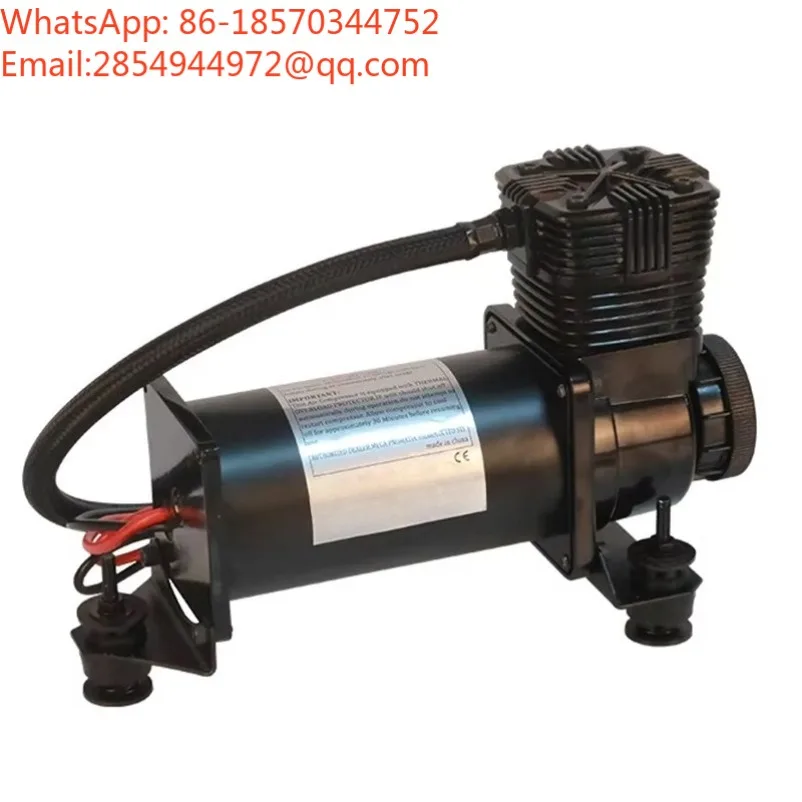 12V Car Air Compressor Pump for Air Horn Chassis Suspension Tire Inflation