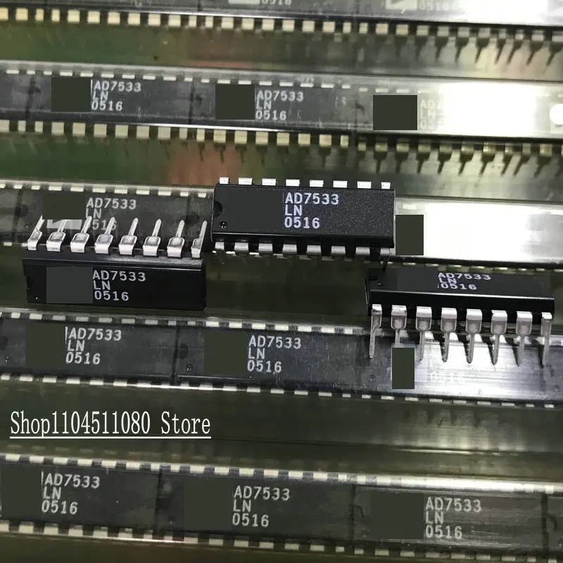 AD7533LN  Low Cost 10 Bit Multiplicative Dual In Line Genuine Product DIP-16 AD7533