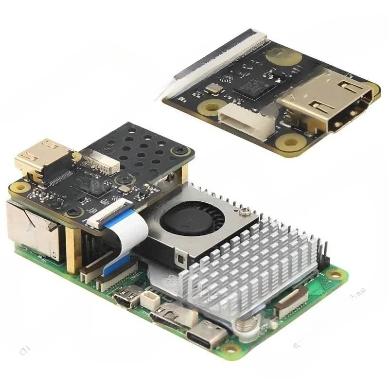 X1300 X1300-A2 for Raspberry Pi 5 HDMI to CSI-2 Module 1080P@60fp Audio Video