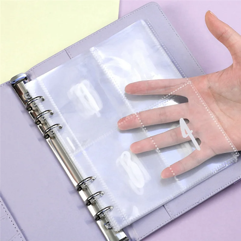 

Qy-100 Envelope Money Saving Challenge Binder, Reusable A5 Money Budget Binder Challenges Book