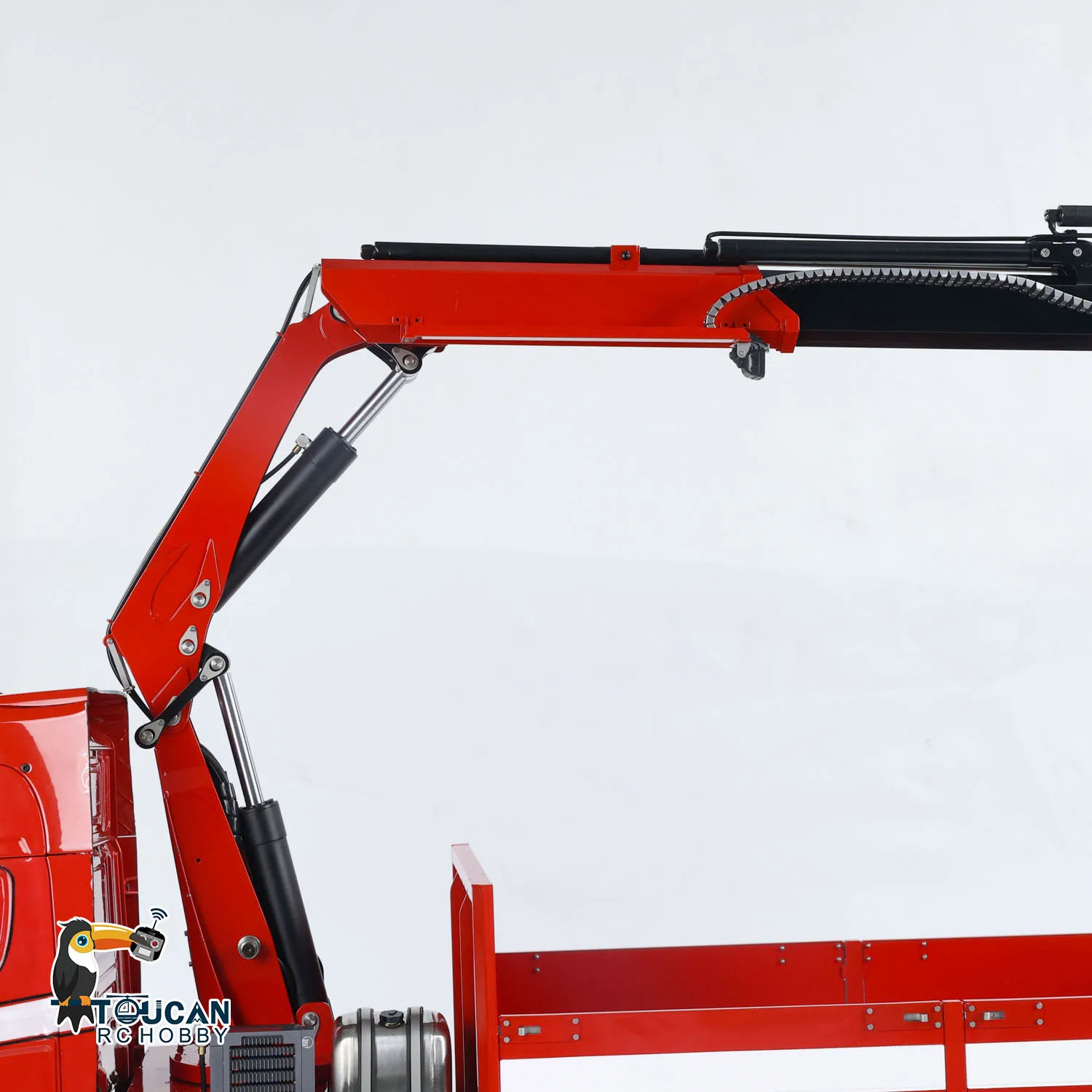 Toy 8x8 1/14 R620 RC Truck Hydraulic Metal Crane Car PL18EV Radio Control 3-speed Tractor Truck Bucket Differential Lock Light