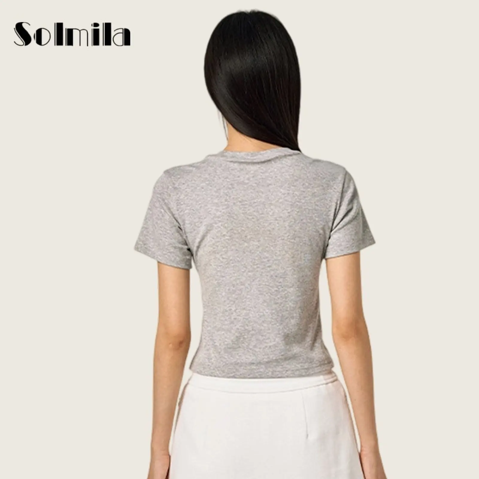 95 Polyester 5 Spandex Basic Round Neck Tee For Daily Wear Medium Stretch Fabric For Daily Use Basic Stylish T-shirt