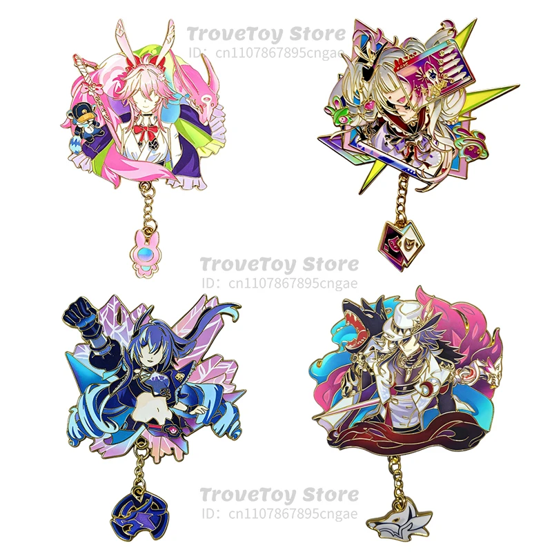 Badges et broches Honkai: Star Rail Sparkle, Cyrene, pour cosplay, anime, jeu, héros de dessin animé, pour sac à dos, cadeaux, épingles mignonnes