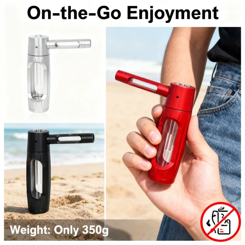 

Premium Portable Shisha Hookah Set - Complete Kit with Chicha Tobacco Bowl & Essential Smoking Gadgets Ideal for Men