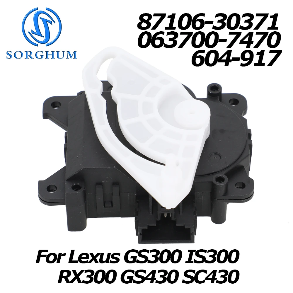 For Lexus GS300 IS300 RX300 GS430 SC430 Climate Control Damper Servo Heater Blend Actuator Motor 87106-30371 063700-7470 604-917