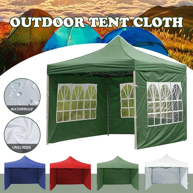 Sunshade Tent Cloth Frameless Folding Waterproof Translucent Oxford Party Camping BBQ Wedding Outdoor Gazebo Marquee Tarpaulin