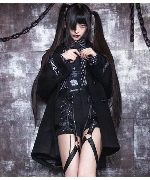 Japanese Rojita Style Mine Series Tie Strap Shorts Detachable Belt Leg Ring Two-dimensional Lolita Sexy Short Pants For Women
