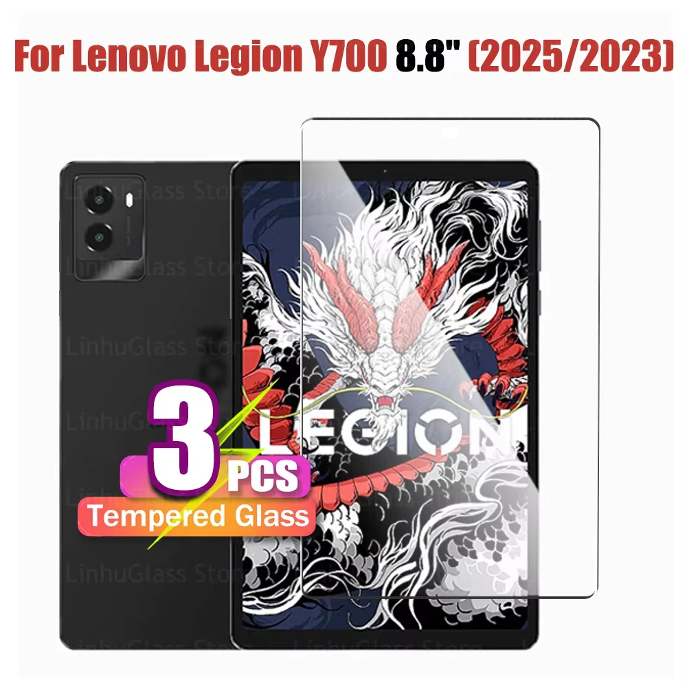 8.8 inch Screen Protector for Lenovo Legion Tab Gen 2 / Gen 3 / Gen 4 / Gen 5 Tempered Glass Film For Legion Y700 2025/2024/2023