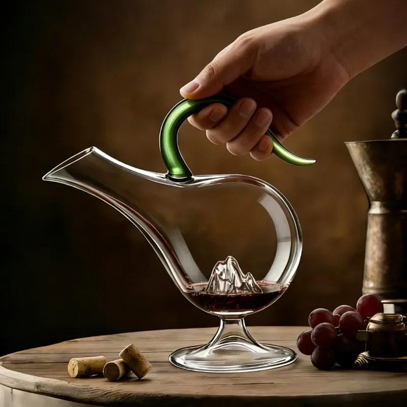 Iceberg Wine Decanter Transparent Glass Wine Bottle Flagon Bar Accessories Wine Decanter Whiskey Pot Cuisine Outils Accessoires