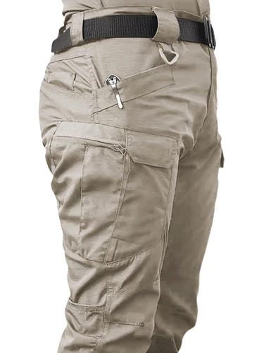 Nuevos pantalones Cargo tácticos para hombre, pantalones Cargo para exteriores, pantalones impermeables con múltiples bolsillos, ropa de trabajo para exteriores para otoño y primavera, pantalones de senderismo