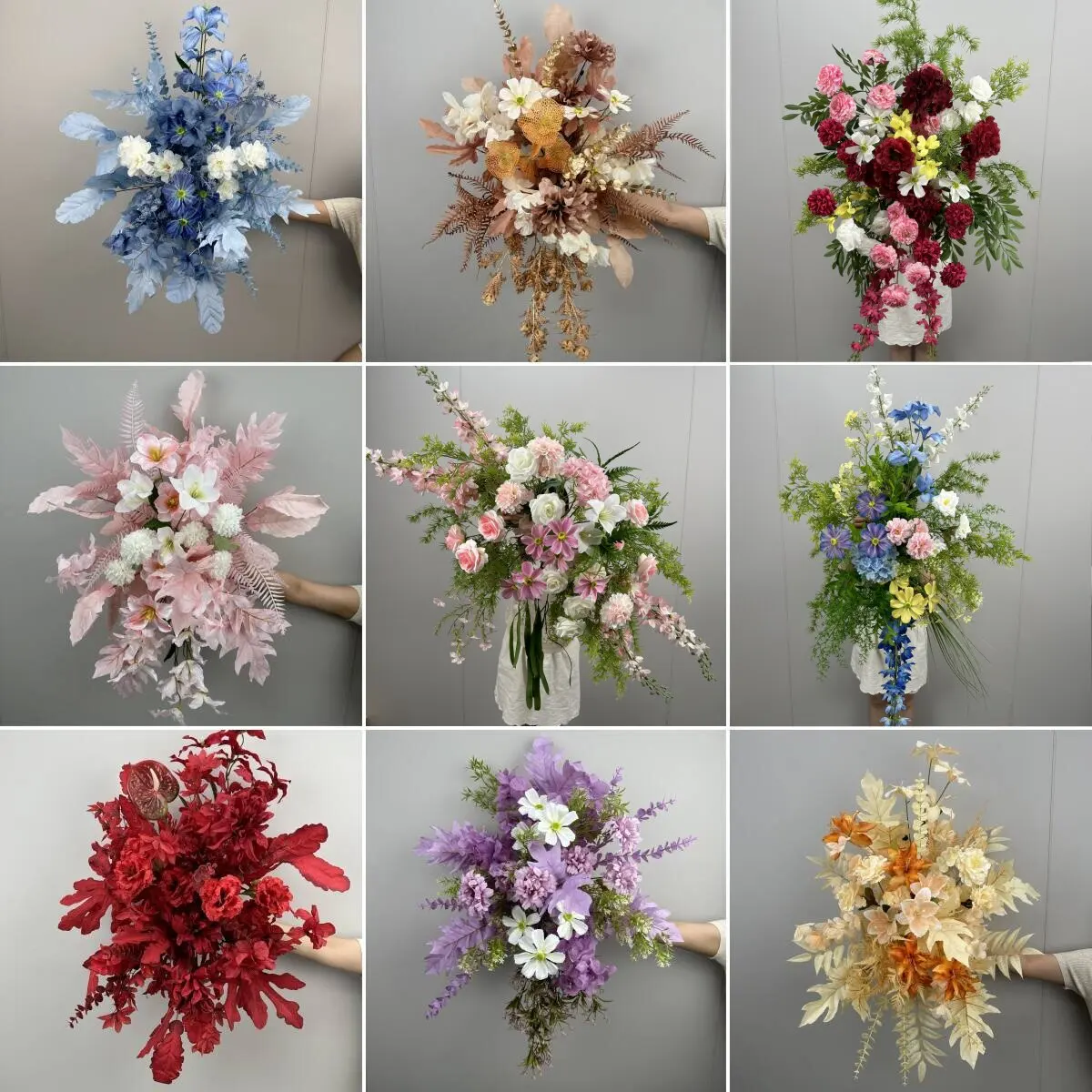 Wedding props simulation flower engagement arrangement decoration hanging flowers wedding scene fake flower arc