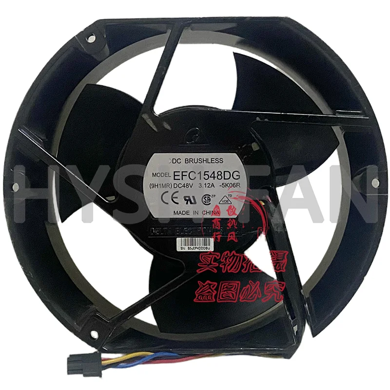 EFC1548DG 48V 3.12A 17251 Four-Wire PWM Large Air Cooling Fan