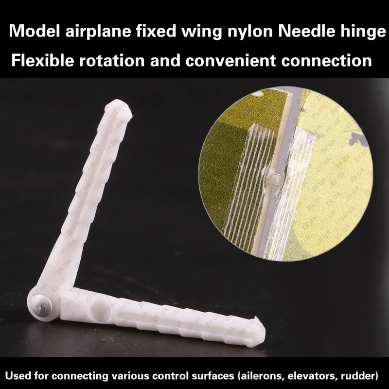 

10 шт. игольчатая петля DIY радиоуправляемая модель самолета с фиксированным крылом ¢2.5x49.7 мм детали модели самолета петля с вкладышами штифт шарнир