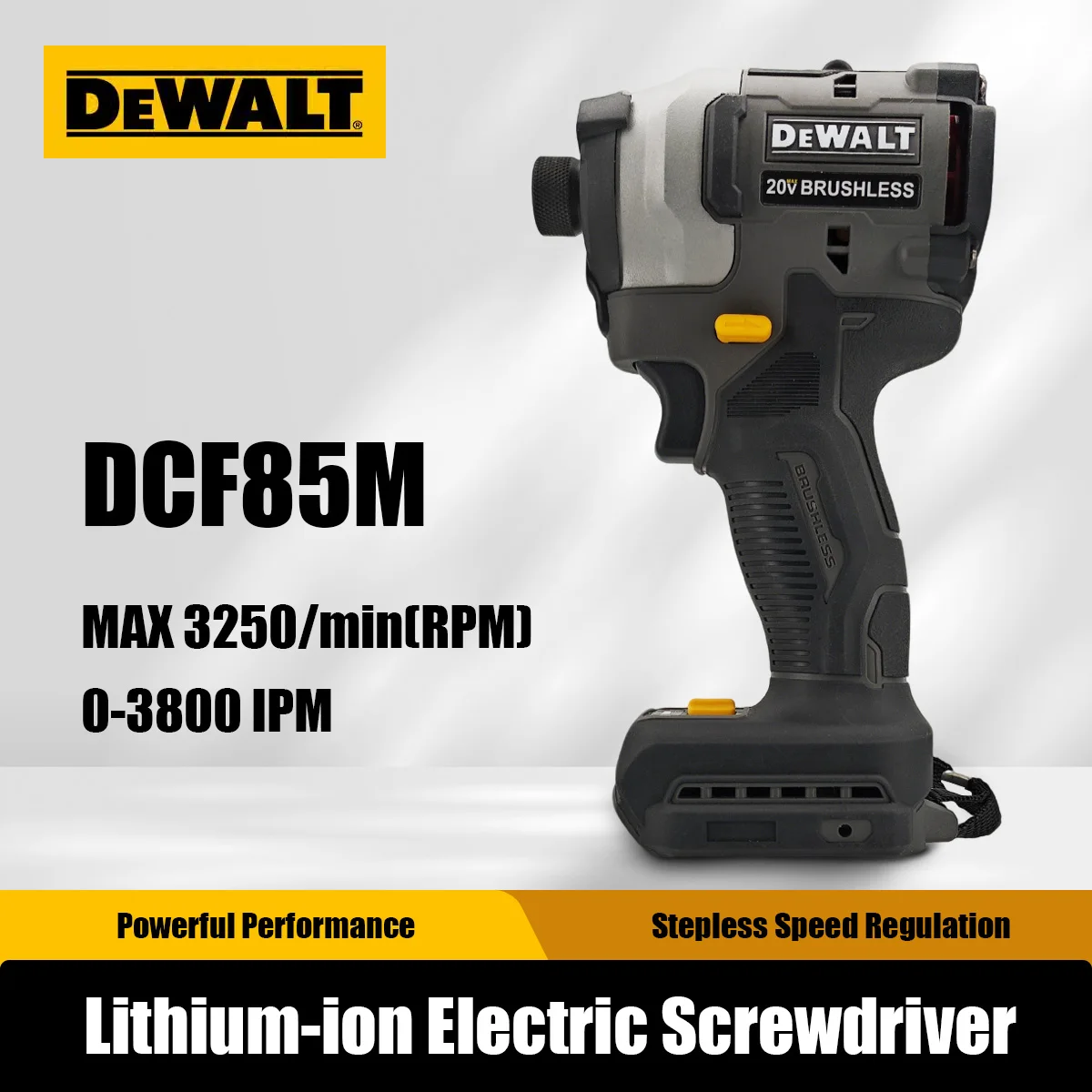 

Бесщеточная литиевая электрическая отвертка DeWalt DCF85M, электрическая дрель, отвертка для работы по дереву, ударная дрель с регулируемой скоростью