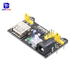 diymore MB-102 MB102 Breadboard Power Supply Module 3.3V/5V for Arduino Solderless Bread Board DIY Voltage Regulator