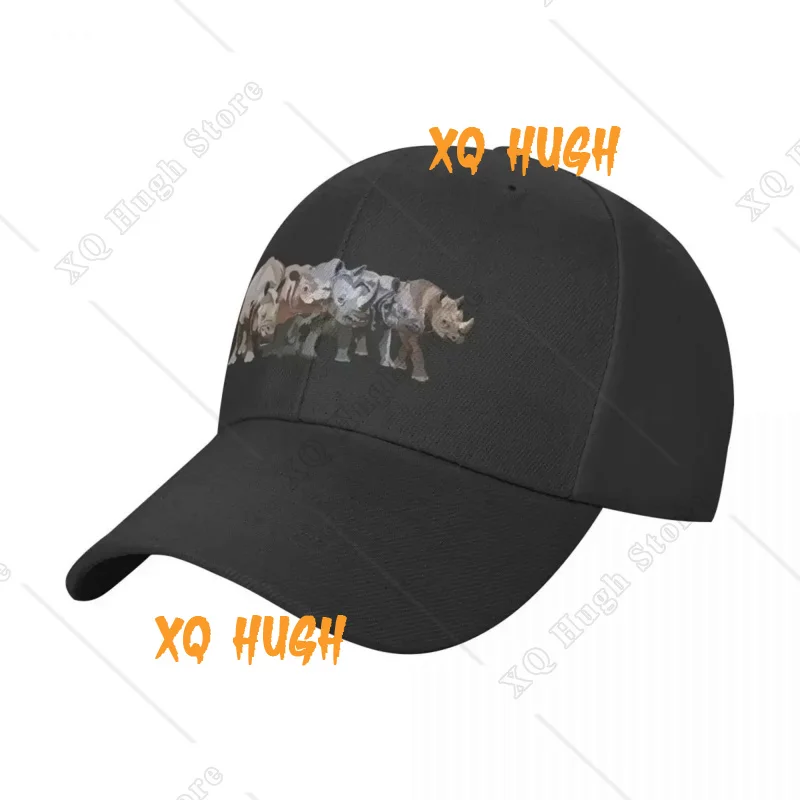 Rhino Species Baseball Cap Hat Man Luxury Visor Beach Hat Mens Women's