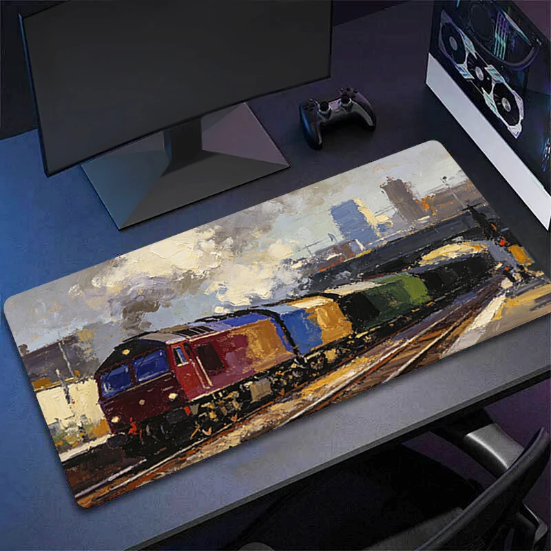 Mouse Pad Abstract Oil Painting Larger XXL 900x400 Speed Mini Pc Computer Keyboard Desk Mat Gaming Mousepad Accessories