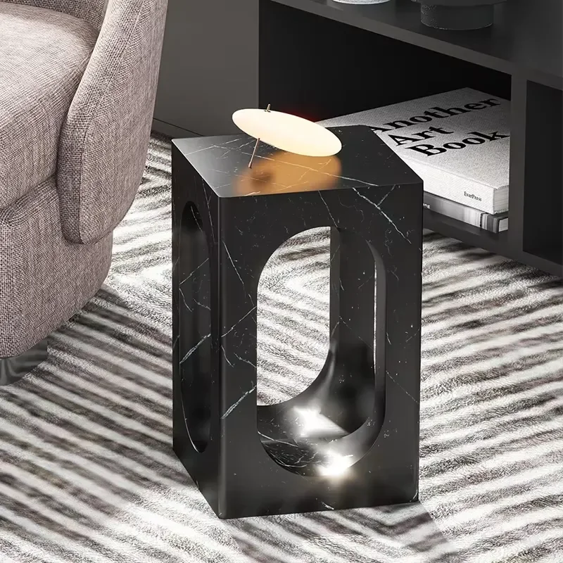 Light Modern Mini Square Coffee Table Stylish Living Room Side Leisure Furniture for Home Use