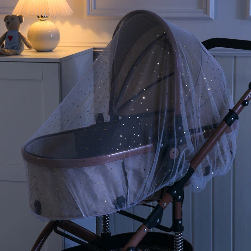 Universele Kinderwagen Net Baby Zonnebril Klamboe Buggys Insectennet Vliegnetten Beschermhoes Voor Kinderwagen Kinderwagen Kinderwagen