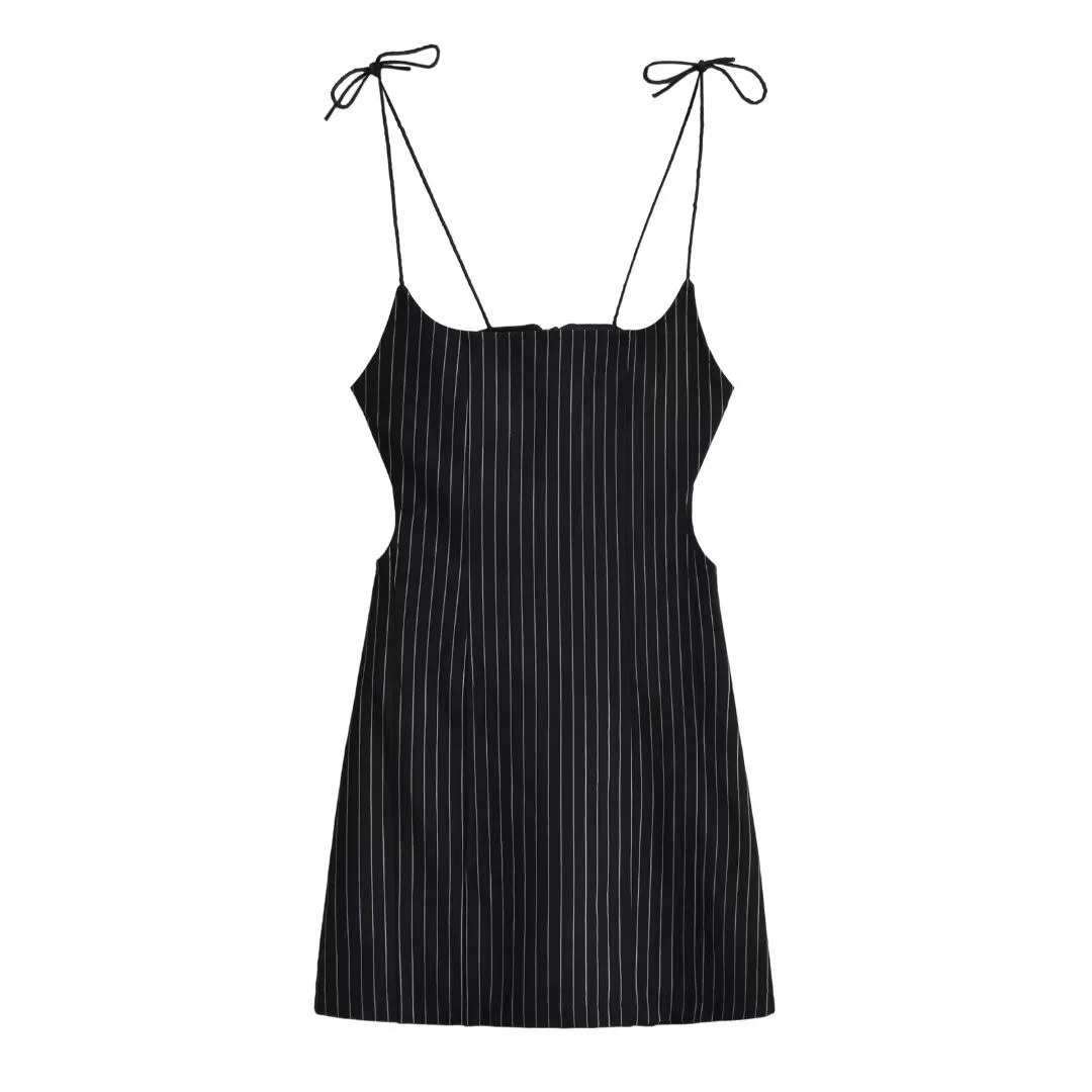 

Faionable полосатая цветная блузка, летняя женская одежда трапециевидной формы с высокой талией и квадратным воротником