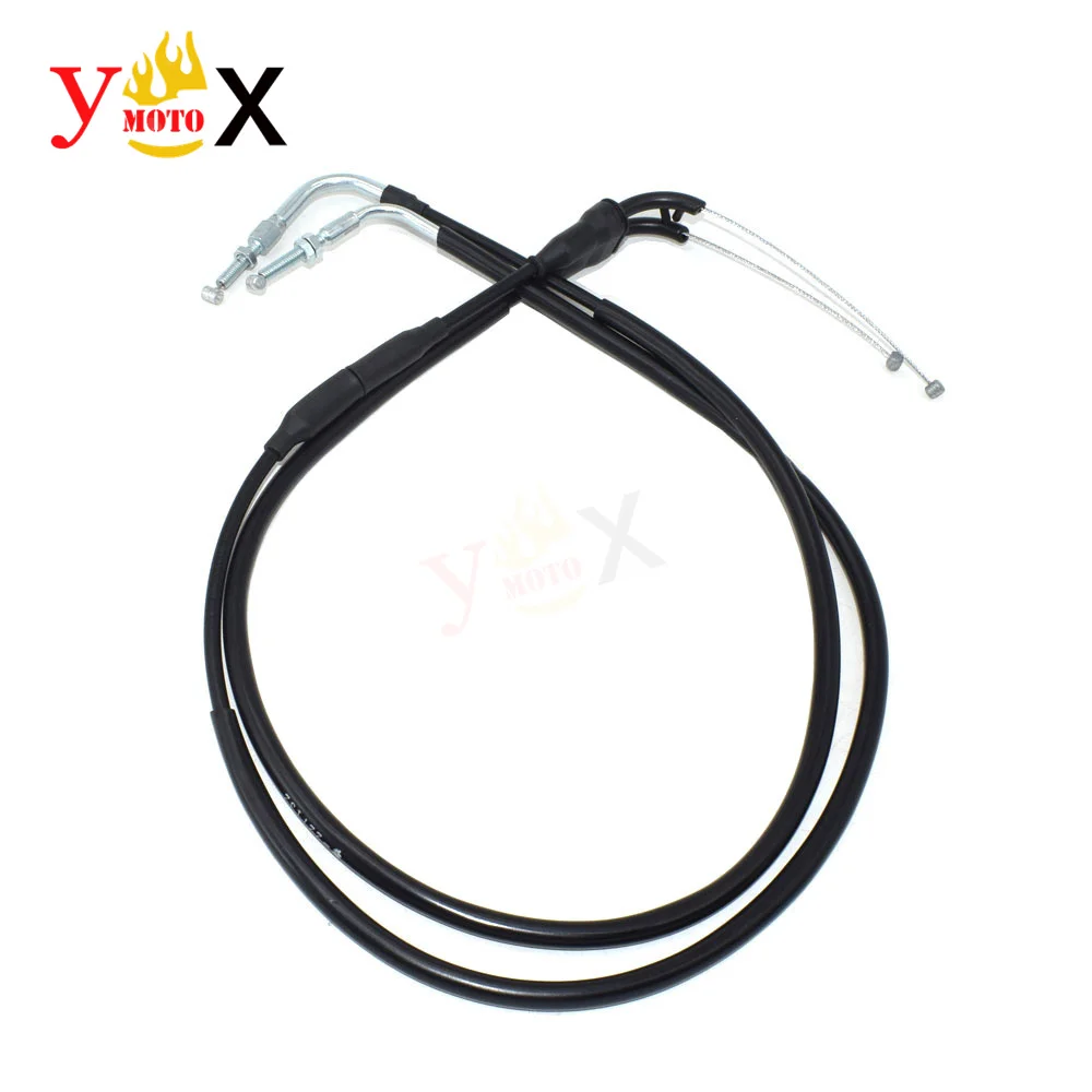 XJR 1300 02-06 Motorcycle Accelerator Push/Pull Throttle Cable Wire Lines For YAMAHA  XJR1300 2002-2006 2003 2004 2005