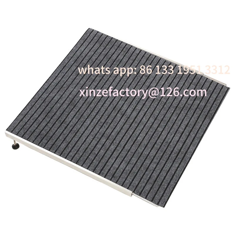 Tablero de rampa accesible de la rampa de la rampa de las escaleras de las escalones de la silla de ruedas interior al aire libre personalizable