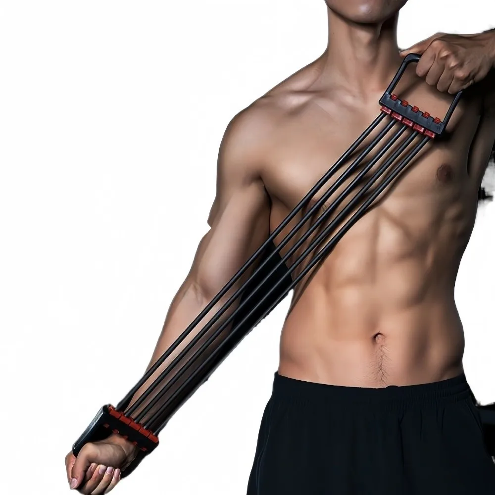 Detachable Design Chest Expander Strength Training Elastic Band Resistance Band Puller Pull Rope Structure Chest Expander Rope
