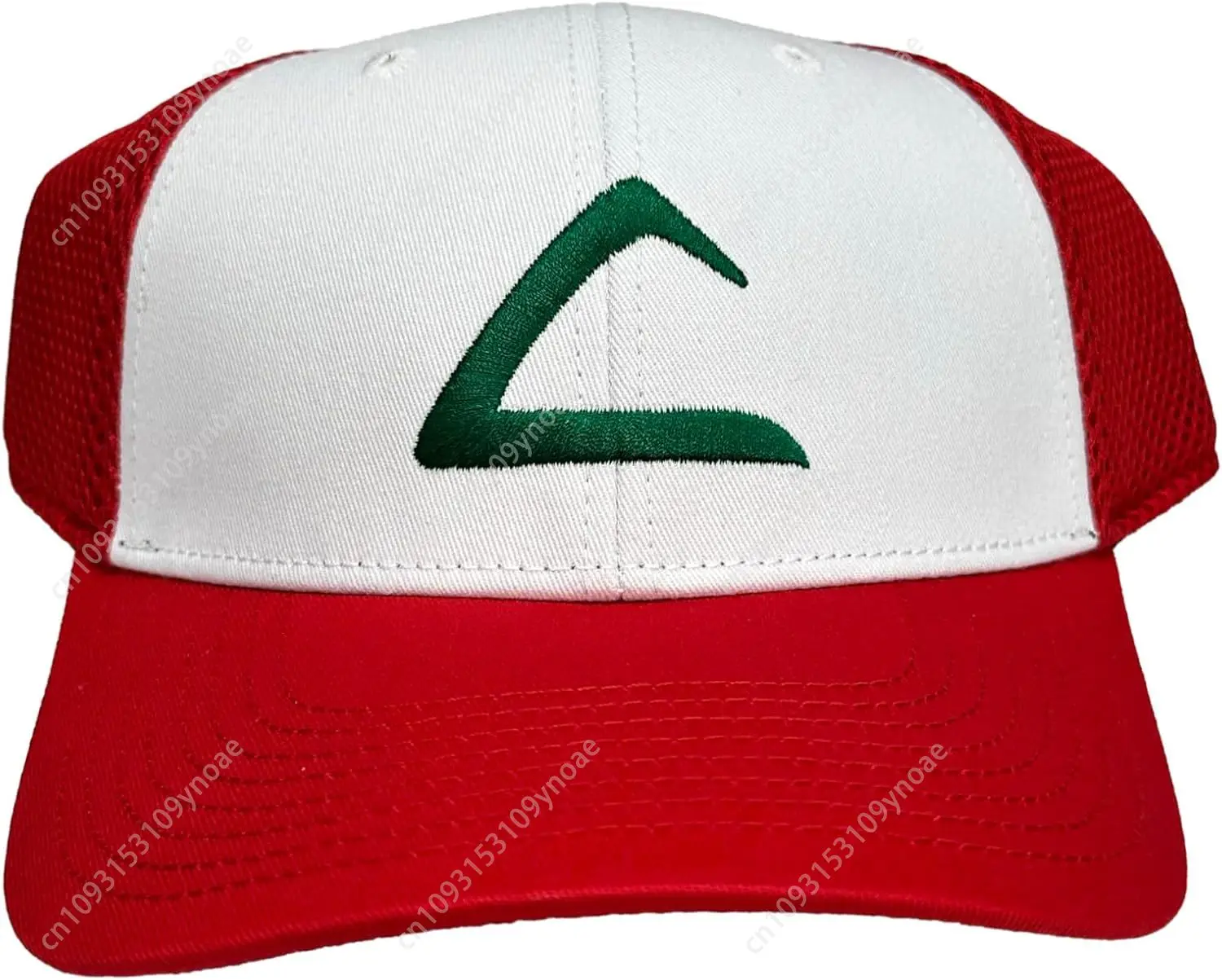 

Novelty Embroidered Ash Ketchum Red And White League Trainer Anime Cosplay Snapback For Kids And Adults - Halloween Costume Or A