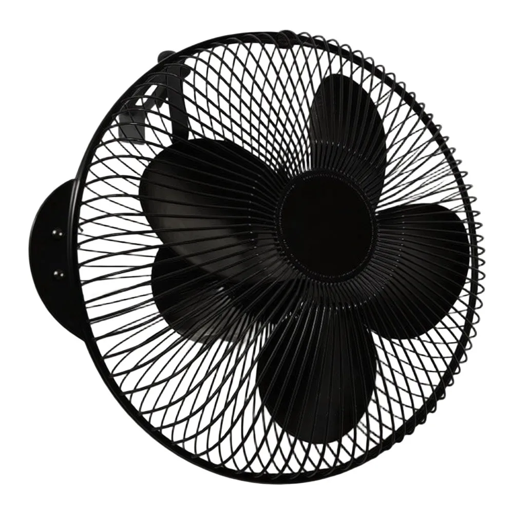 Heat Driven 4 Blade Fireplace Fan 10cm Radius Black Stainless Steel Aluminum For Wood Stove High Air Circulation Heating Tool