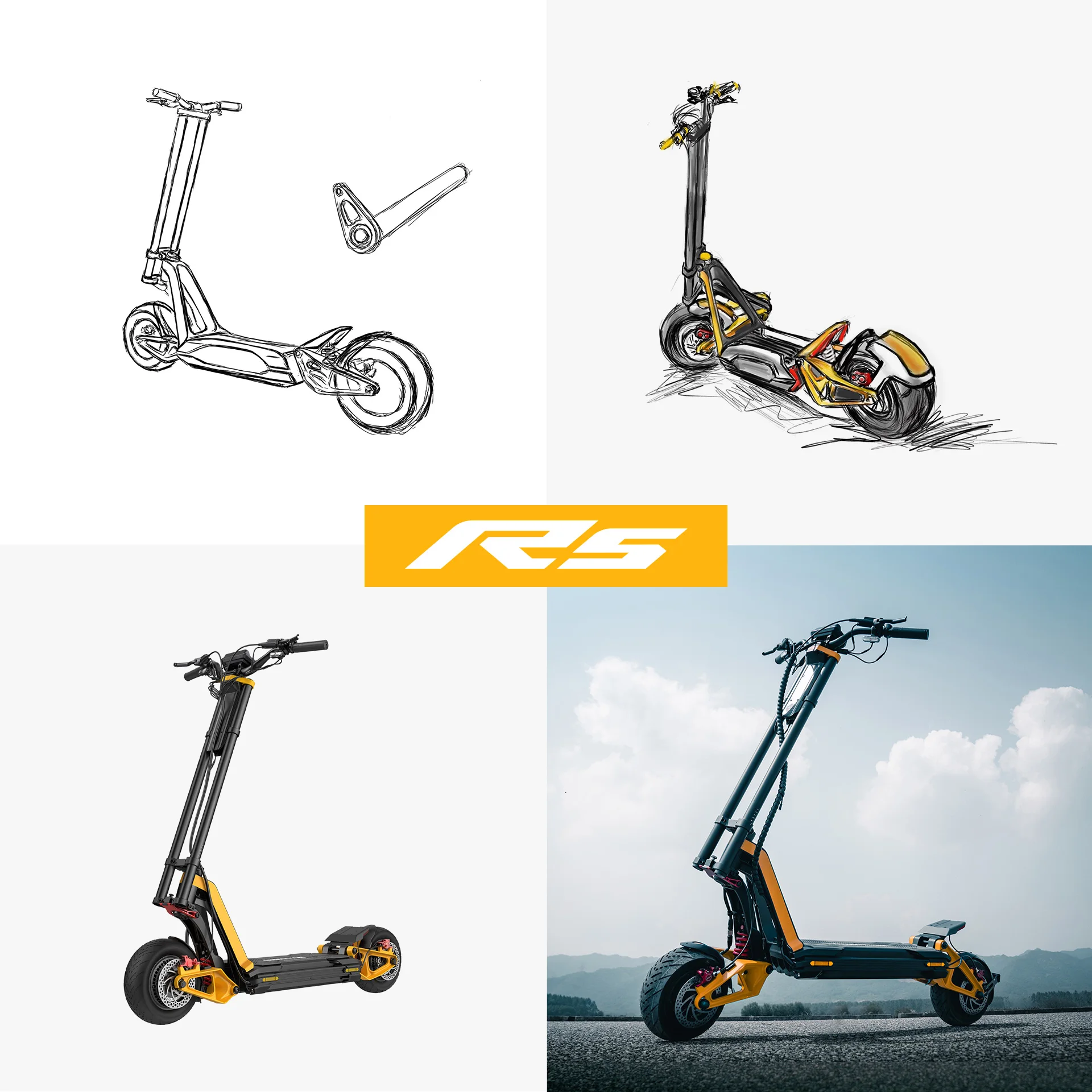 

Original RS Accessories Thumb Throttle For INMOTION RS / RS Lite Electric Scooter E-skateboard Multifunction Switch Part