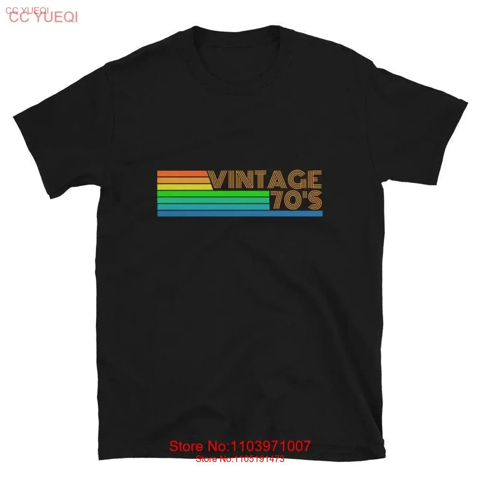 خمر 70s ريترو قوس قزح مضحك Generational تذكرنا تي شيرت خمر غسلها امتدت رداء علوي غير رسمي للارتداء اليومي