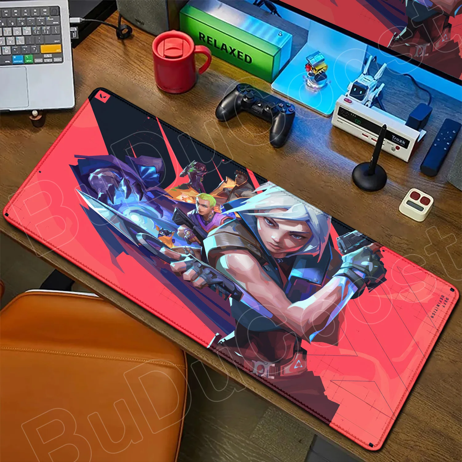 

Valorant Jett Mouse Pad 120x60cm Computer New Mousepad Gaming Mouse Mat Natural Rubber Antislip Soft PC Desk Mat Keyboard Carpet