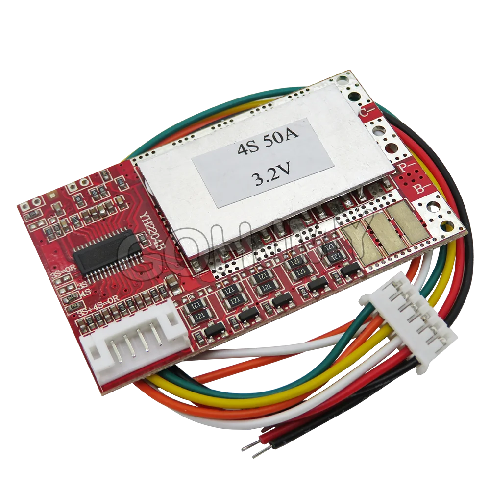 3S 4S 5S 50A BMS Board 3.2V/3.7V Iron Phosphate LiFePO4 Battery BMS 3.2/3.7V 18650 Lithium Battery Protection Board With/Balance