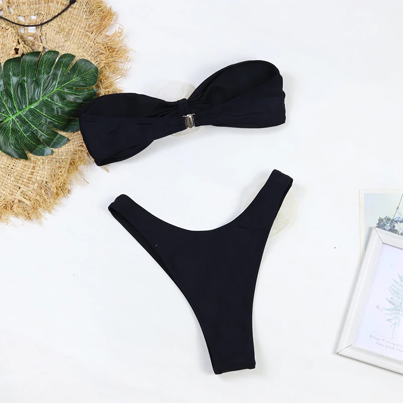 2025 Sexy Push Up Micro Bikini mujer traje de baño femenino 3D flor traje de baño Tanga Bikinis conjunto brasileño playa traje de baño Biquini