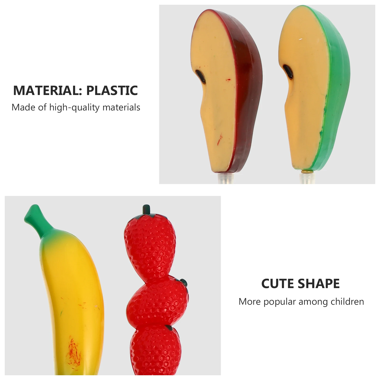 

7 шт. гелевые ручки в форме фруктов, мультяшные студенческие ручки для письма, гладкие чернила, портативная, легкая, удобная ручка, роликовая шариковая ручка