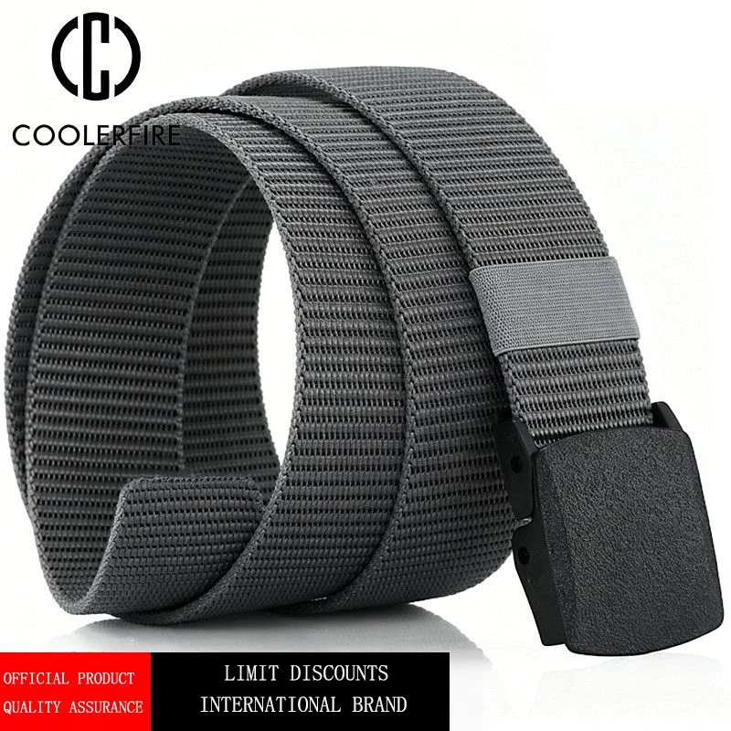 Belts Men and Women Nylon Webbing Tactical Military Casual Designer Canvas Jeans Belt High Quality Army Waist Fabric Strap HB041
