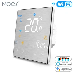 MOES WiFi Smart Thermostat Temperatur Controller für Wasser/Elektrische boden Heizung Wasser/Gas Kessel Arbeitet mit Alexa Google hause