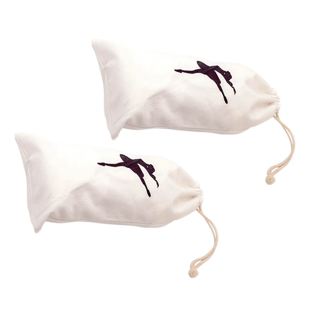 

2 Pcs Ballet Bag Shoe Shoes Women Accessory Point Insert Accessories Bags