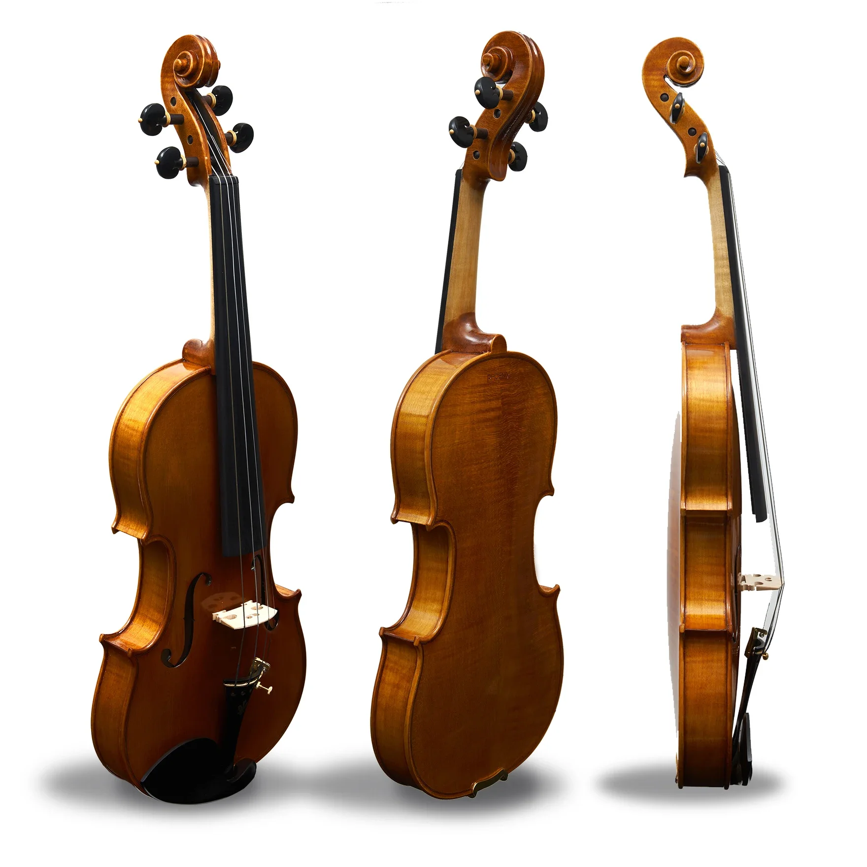 

High Grade OEM Top Quality Handmade Brown Maple Wood Spruce Violin For Students 4 4 Handmade Violino Cheap Price Violin Case