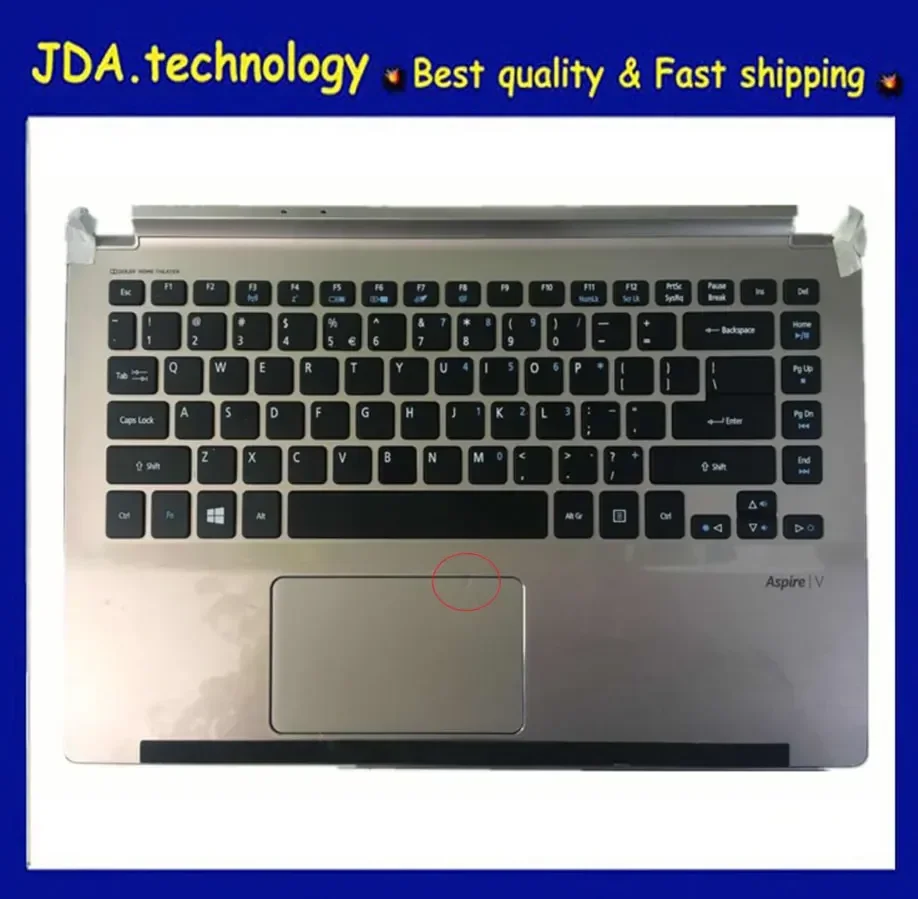 MEIARROW          95%New Geniune top case for Acer Aspire V5-472 V5-473 V5-473g V7-482PG palmrest upper cover US keyboard Golden