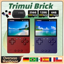 TRIMUI BRICK Handheld Game Console Portable Retro Video Player Game Console Linux System LED 3000mAh Long-life Battery Boy Gift