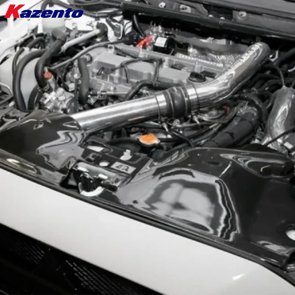 For Mitsubishi Evolution X EVO 10 CZ4A 07-16 Carbon Fiber OE Cooling Slam Panel view 2