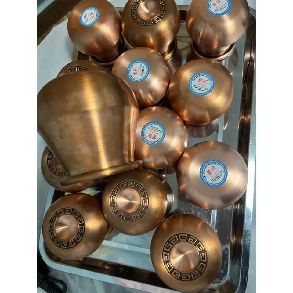 

2 шт. 4,5/6/7/7,8/10,3/13 см, двухкратный нагрев, красные медные банки с огнем, терапевтические банки для тела, массаж, медицинский вакуумный стресс