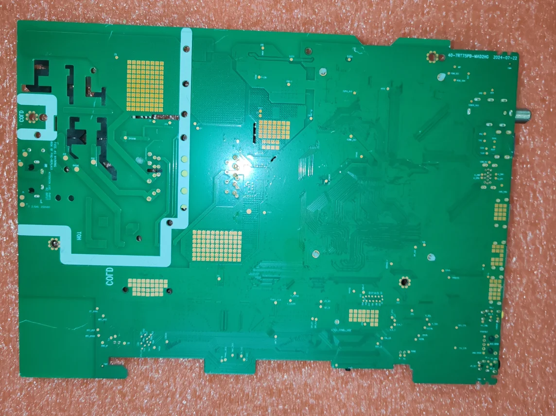 40-7RT75PB-MAD2HG 7RT75PB M8-RJ28702-MA200CK اللوحة الأم للتلفزيون ثلاثة في واحد، تم اختبارها جيدًا، صورة مادية