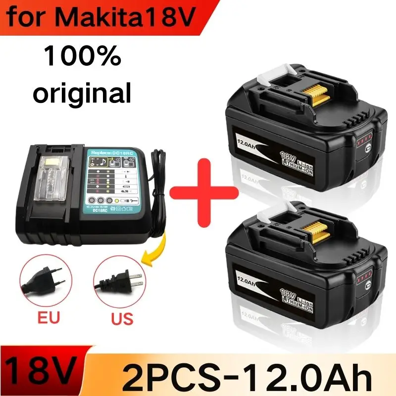 For Makita 18V Rechargeable Battery 18650 Lithium-ion Cell Suitable For Makita Power Tool BL1850 BL1860 BL1830LXT400Tool battery