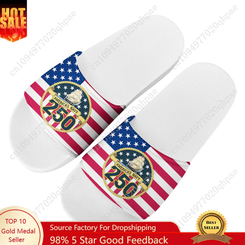 

250th Anniversary United States Slippers Home Bathroom Sandals Water Shoes Men Women Teenagers Sandal Customized Summer Slipper