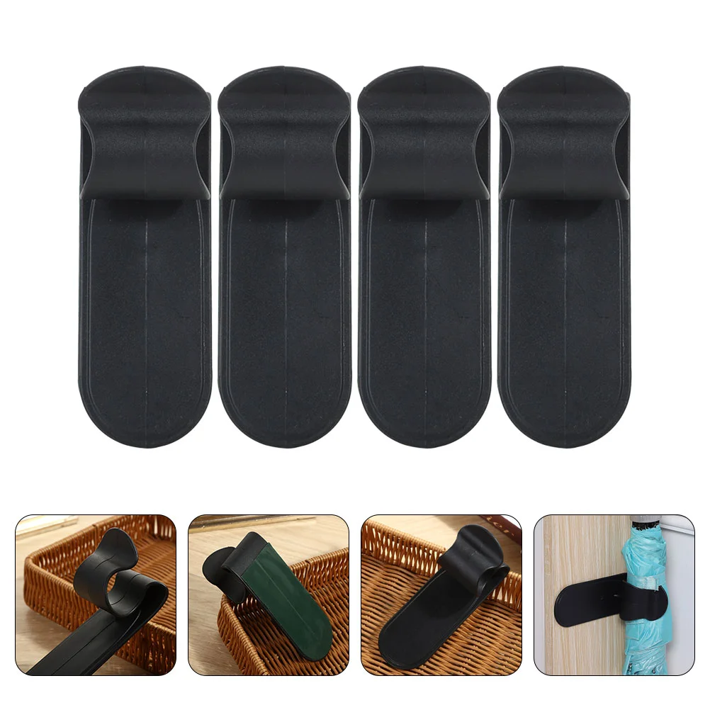 

4 Pcs Umbrella Holder Car Storage Hanger Automotive Front Hook Multifunction Stand for Hallway Plastic Multifunctional Trunk