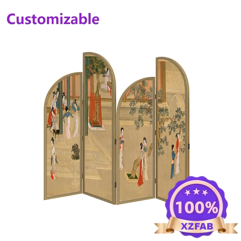 Factory Direct 2026 Movable living room tea room background wall bedroom exhibition hall partition